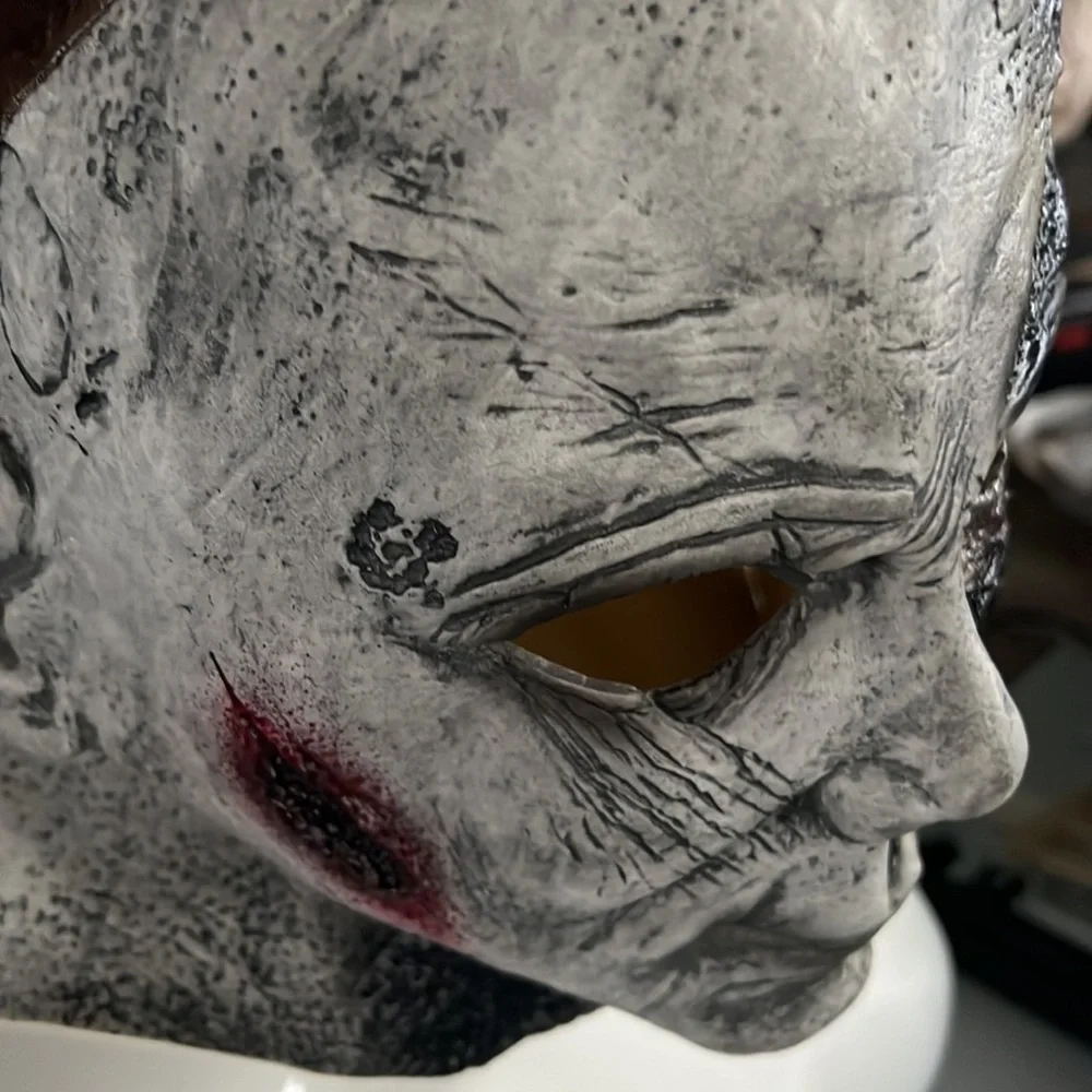 Michael Myers Mask Deluxe Adult Latex Halloween Horror Fancy Dress Killer Scary